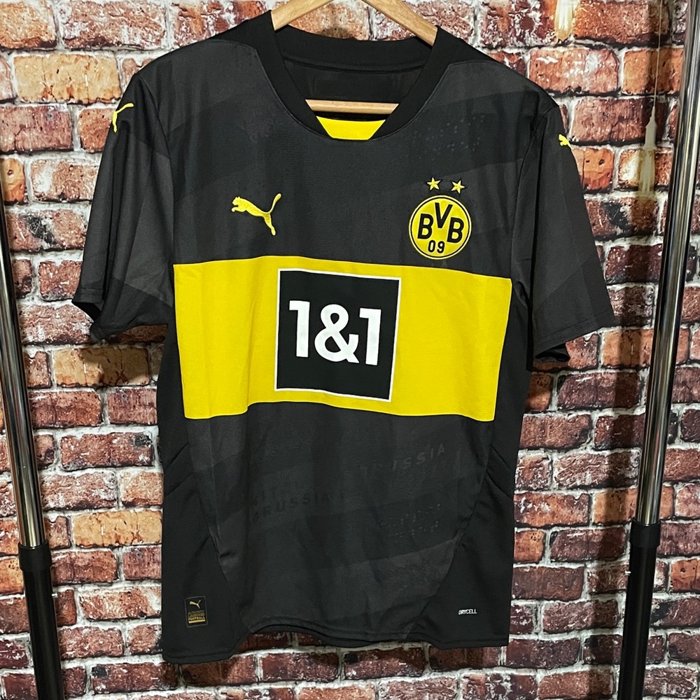 Borussia Dortmund BVB 24/25 Puma DryCell Away Soccer Jersey Shirt Kit medium